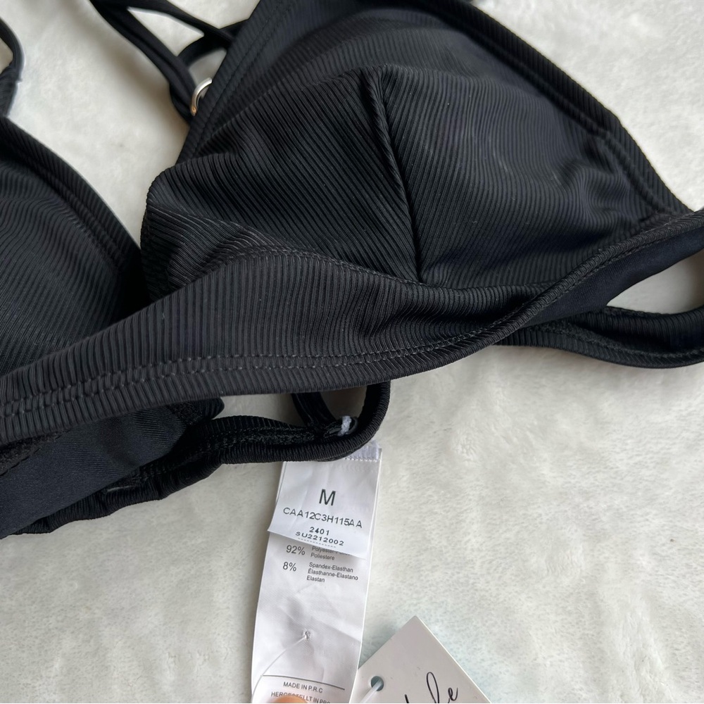 New Cupshe Black Bikini Set - Picture 6 of 6